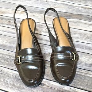 Women's Slingbacks - Cooper, size 8, dark brown, EUC